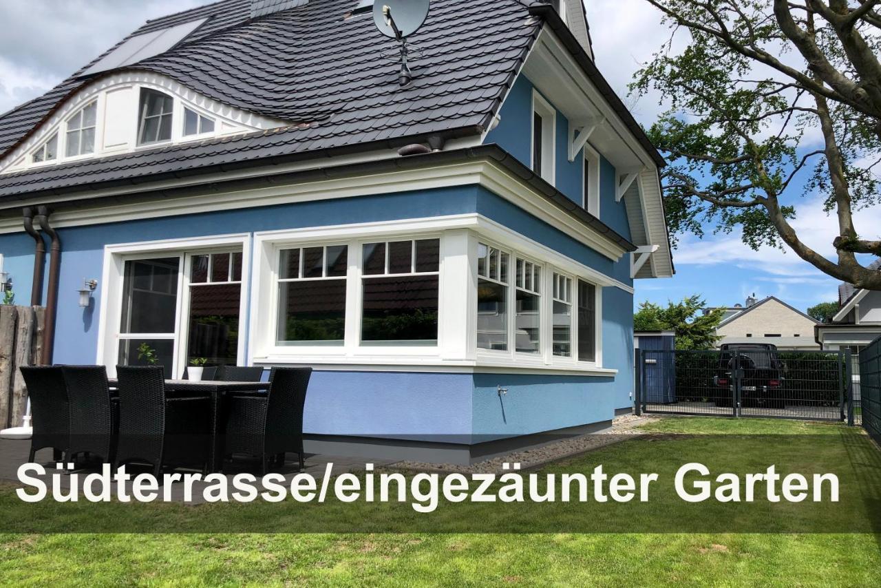 Ostseelagune Zingst, Exklusive Dhh, Strandnah, Sauna, Kamin, 3 Sz, 2 Baeder, Glasfaser, Haustierfrei, Garten Mit Suedterrasse, E-Ladesaeule, 2 Stellplaetze, Strandkorb, Fahrradschuppen, Waschmaschine, Trockner, Nichtraucher ภายนอก รูปภาพ